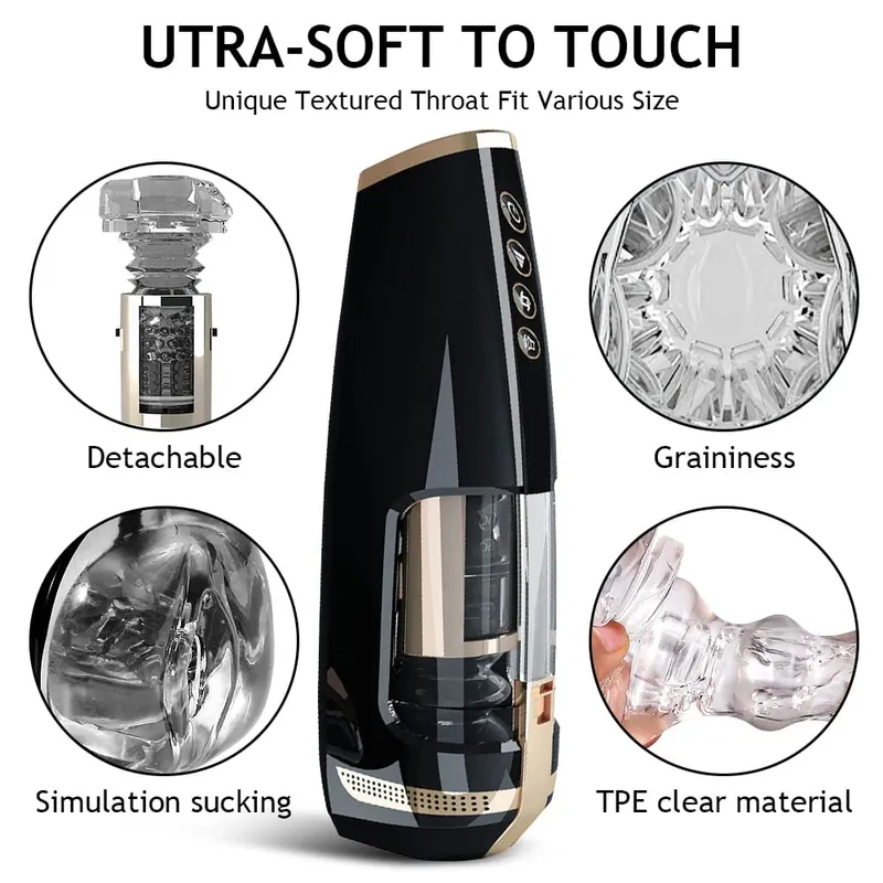 Automatic Thrusting Male Masturbator Penis Glans Stimulation Masturbation Cup Electric Pocket Pussy Stroker Toy Sex Toys for Men