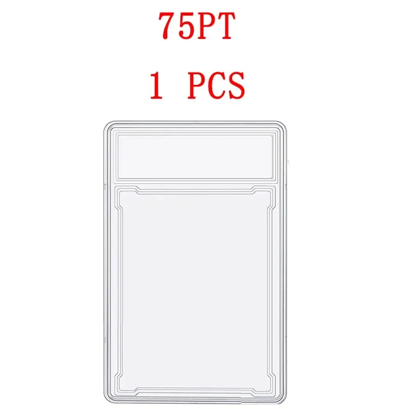 35/55/75/100PT Trading Cards Slab Label Grade Baseball Star Card Sleeves Protector Acrylic Hard Plastic Game Grade PTCG Gift Toy — image 18