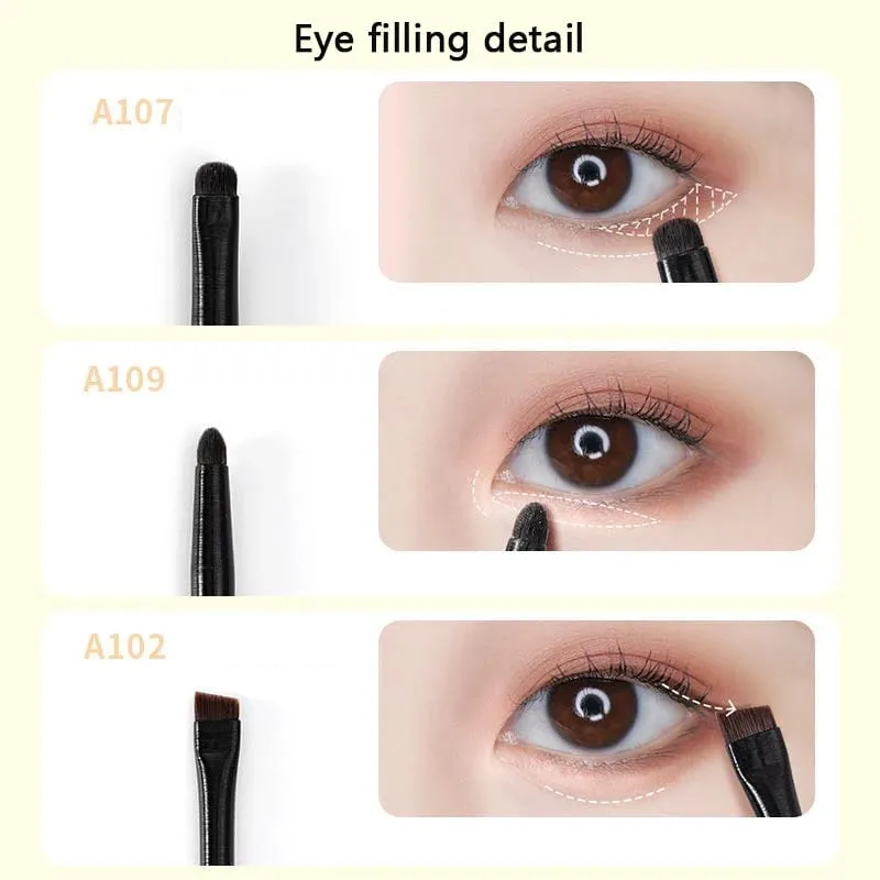 New·6PCS Eyes Makeup Brushes Set Soft Contouring Eyeshadow Eyeliner Eyebrow Brush Women Facial Beauty Cosmetic Tool New· — image 2