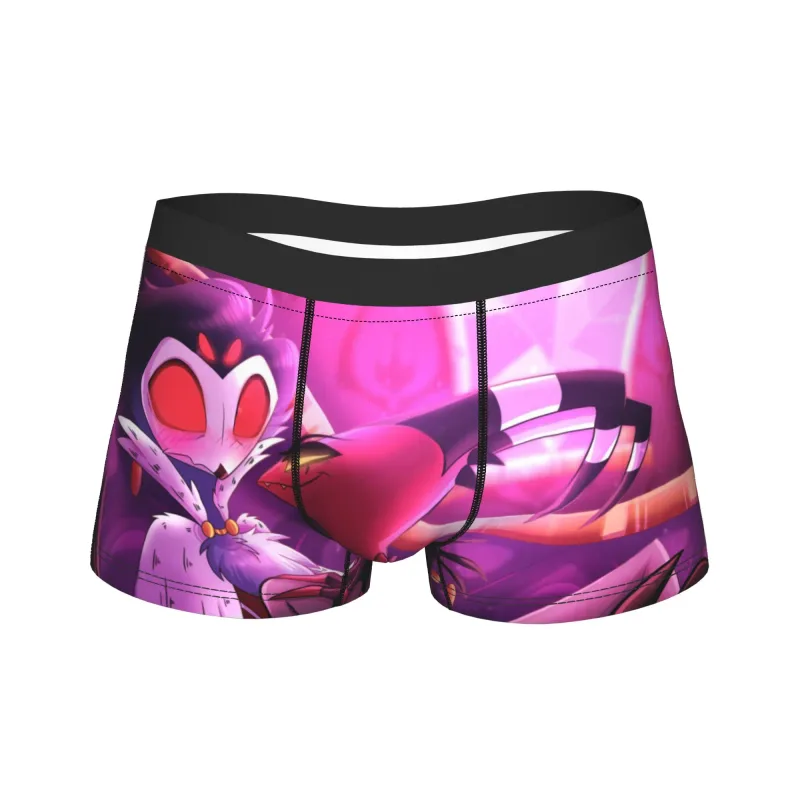 Man Cartoon Helluva Boss Loona Boxershorts Shorts Trosor Mjuka underkläder Homme Nyhet S-XXL kalsonger