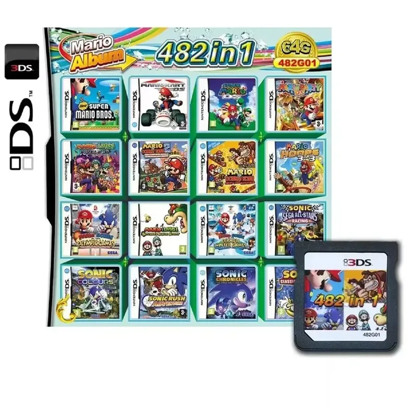 4300 500 520 482 In 1 NDS Multi Game Card Retro Game Cartridge With Box For DS Lite DSi 3DS Game Collection — image 17