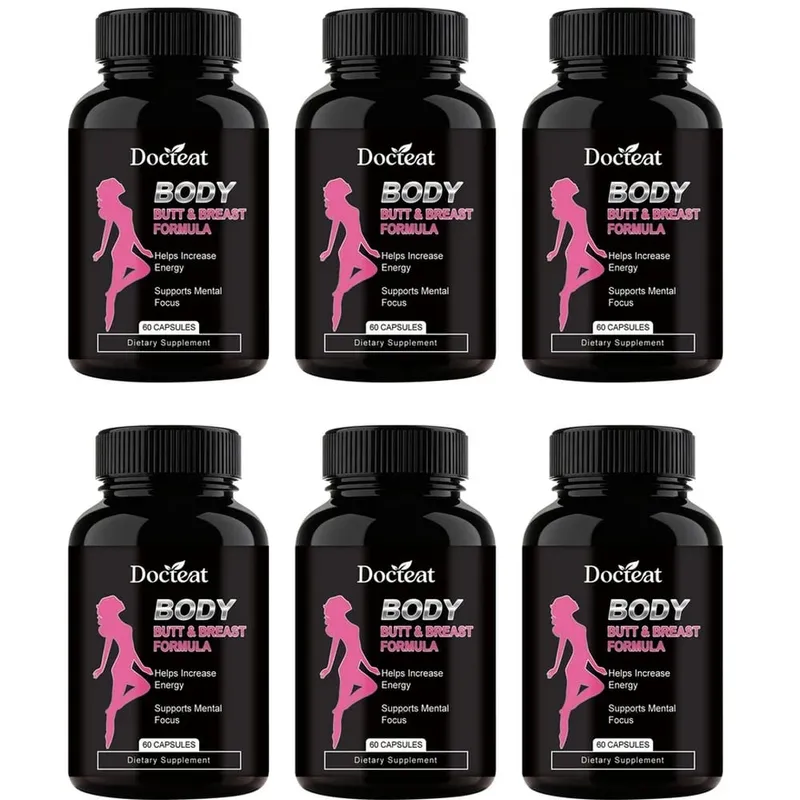 Docteat Body Butt & Breast Formula Capsules Helps Increase Energy and Supports Mental Focus with Creatine and Whey 60 Capsules — image 12