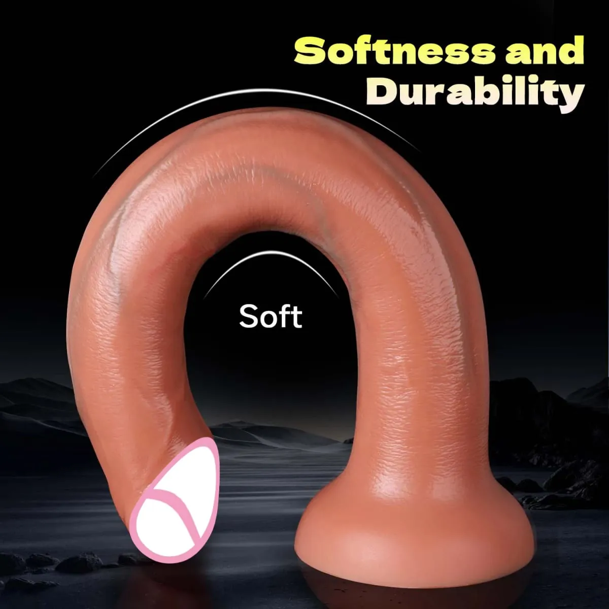 3 Sizes Realistic Super Long Dildo Penis with Suction Cup Soft Masturbator Huge Skin Feel Anal Dick Sex Toy for Men Women Adults — image 3