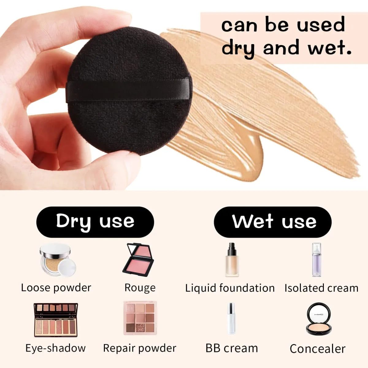 12Pcs Complete Makeup Tool Kit 7 Makeup Brushes 2 Beauty Sponges Eyelash Curler Powder Puff Storage Bag Full Cosmetic Set — image 6