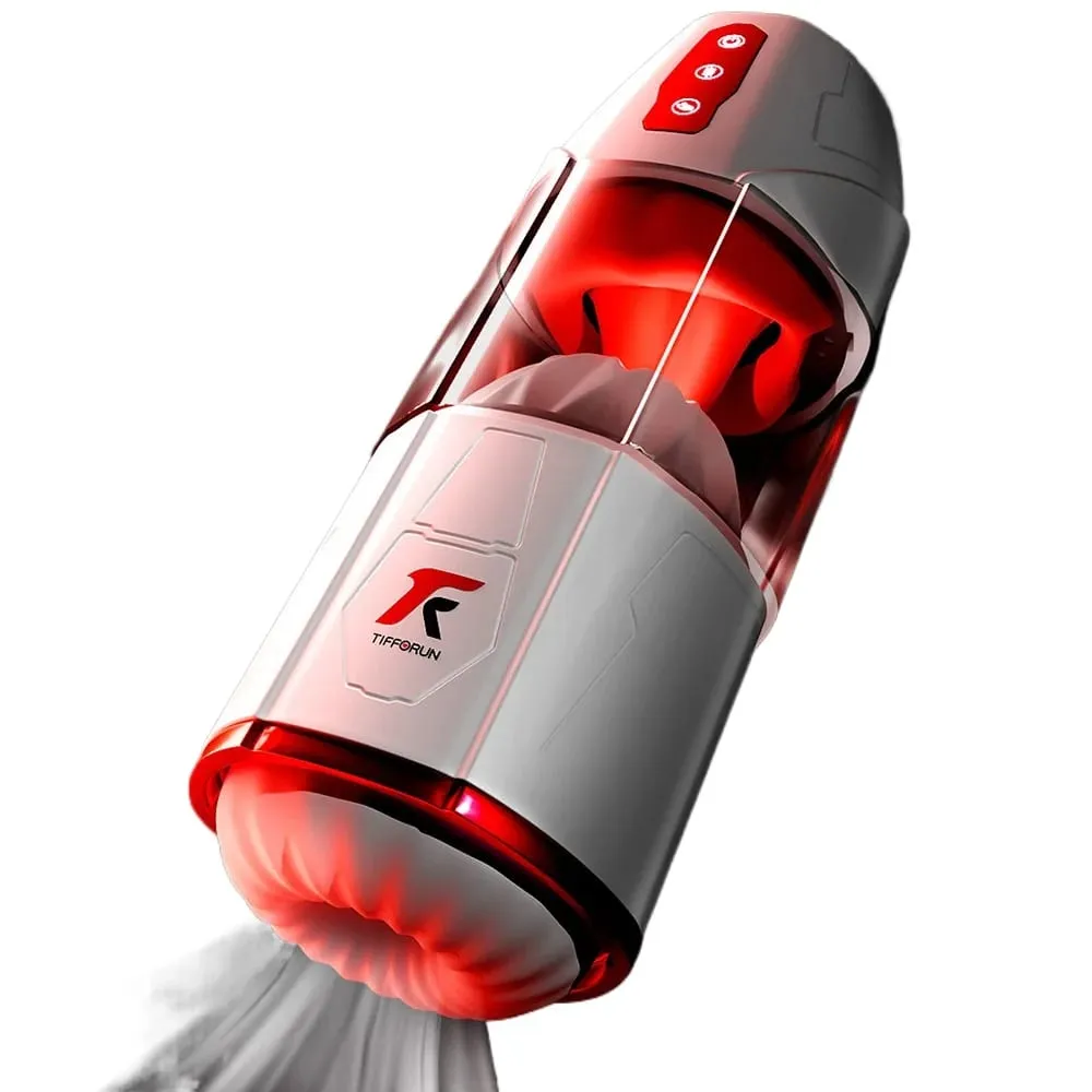 Mga Awtomatikong Lalaking Masturbator-na may 10 Pagsipsip at Pagdila ng Dila at Pag-vibrate na Mode ng Blowjob Masturbation Cup Mga Sex Toy para sa Mga Lalaking Coupe — image 1