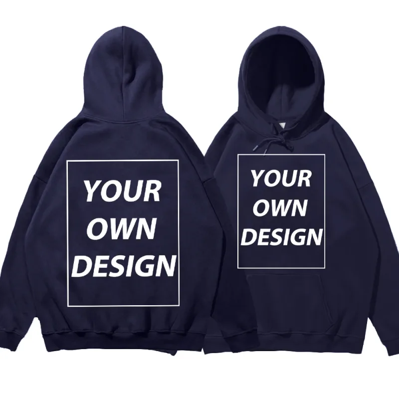 Personalizado diy impressão homem mulher outono inverno hoodies casual clássico pullovers simples confortável streetwear macio quente roupas esportivas — image 11