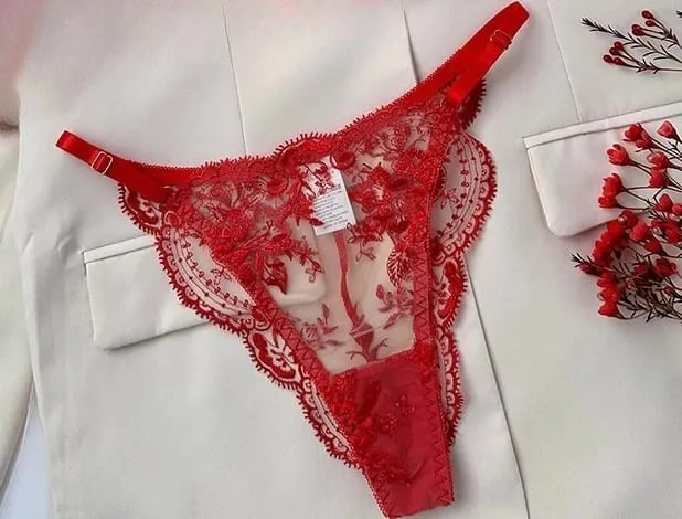 Lace Embroidery Ultra Thin Cup Bra Set Sheer Mesh Sleepwear for Big Bust Women S-XL Push Up Hot Sale 2026 32-38 S-XL Bra Set — image 19
