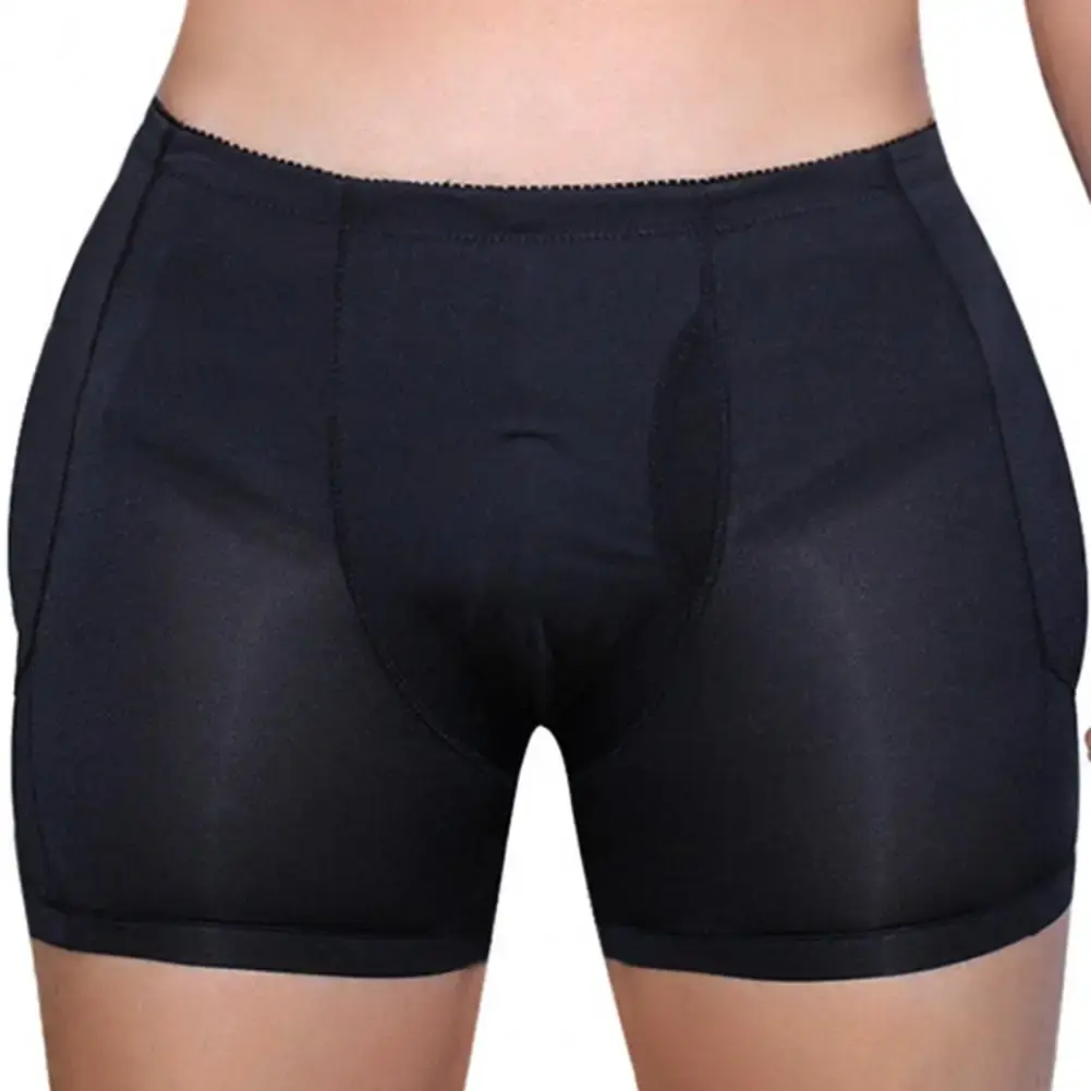 Sexy falso bunda acolchoada boxers homens cuecas almofada de enchimento shapewear bunda grossa levantada natural boxers roupa interior levantador de bunda — image 9