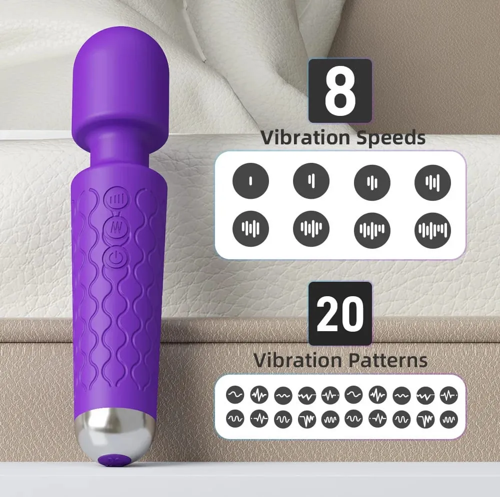 Kraftfull vibrerande AV-vibrator Trollstav Klitorisstimulator Sexleksaker för kvinnor G Spot Massager Vuxen Kvinnlig Sex Erotisk produkt