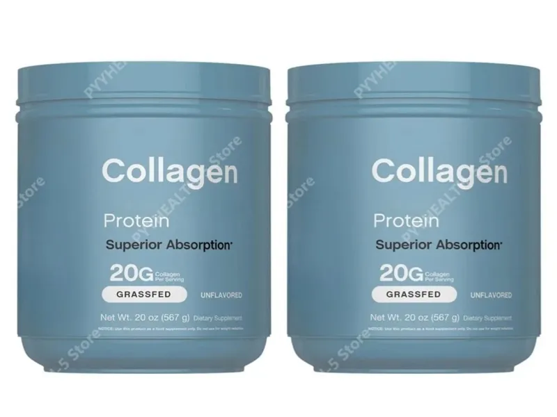 Collagen Powder 20oz Hair Skin Nails Superior Absorption Grassfed Protein Supplement 18 Essential Amino Acids Formula