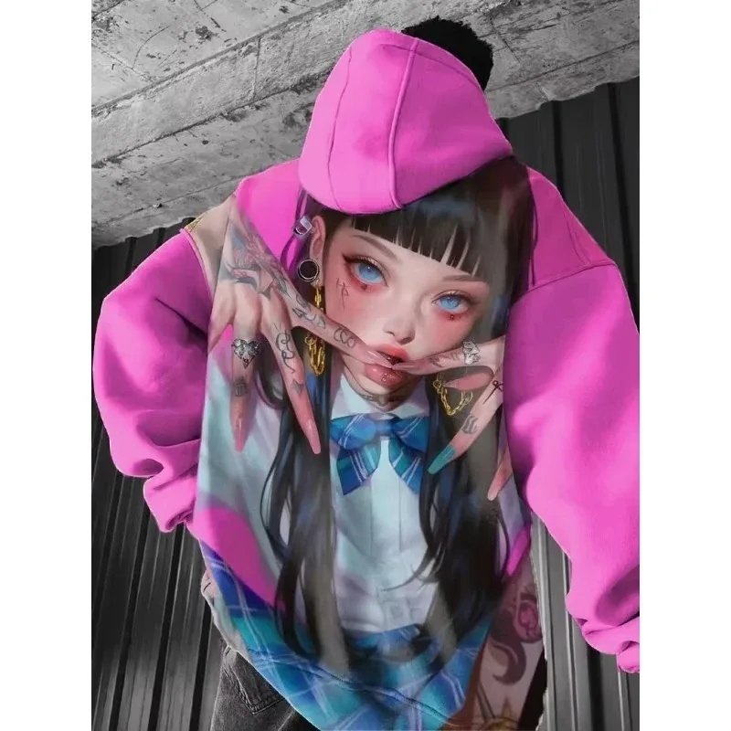 Japansk anime 3d-tryck luvtröja Män Kvinnor Mode Sexig Samurai träningsoverall Fritidskläder Luvtröja Höst Vinterkläder Y2k kappa — image 2