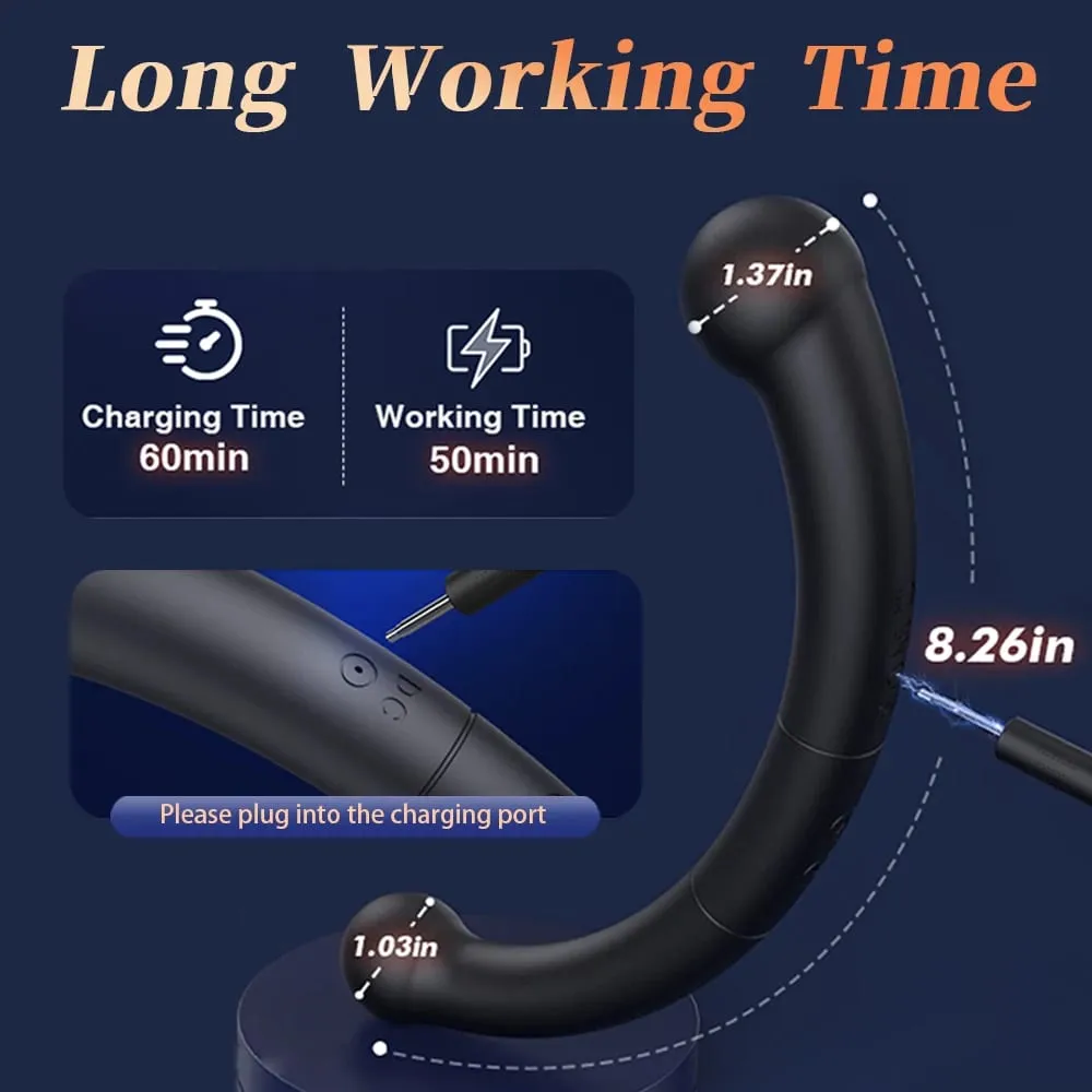 Double Ended Vibrating Prostate Massager 10 Vibrating Modes G Spot Stimulator Vaginal Stimulator Sex Toy for Women Men Couples — image 5