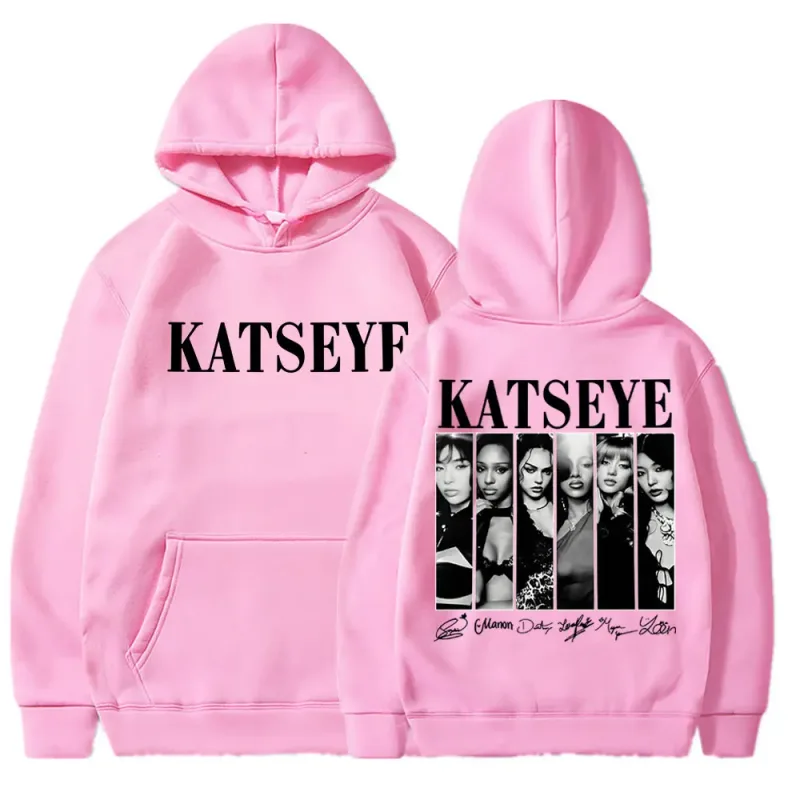 Limted Kpop Katseye Print Hoodies Vintage Trendy Men Women Y2k Hoody Sweatshirt Fleece Oversized Tracksuit Streetwear Fans Gifts — image 5