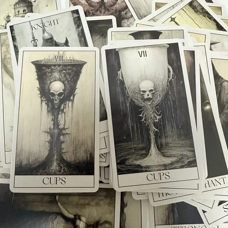 Gothic Horror Tarot Cards Wait 78 Tarots Board Games Leisure Entertainment Family Gatherings Gothic Tarot Deck — image 6