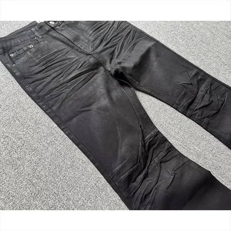 American High Street Vintage Wide-leg Jeans For Men Street Slim Flare Pants — image 2