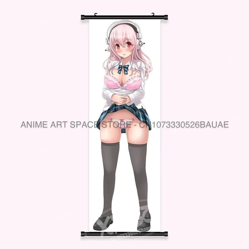Video game Wall Artwork Canvas Scrolls Picture Anime Movie Role Poster Hanging Painting Print Home Decoration For SUPER SONICO — image 38