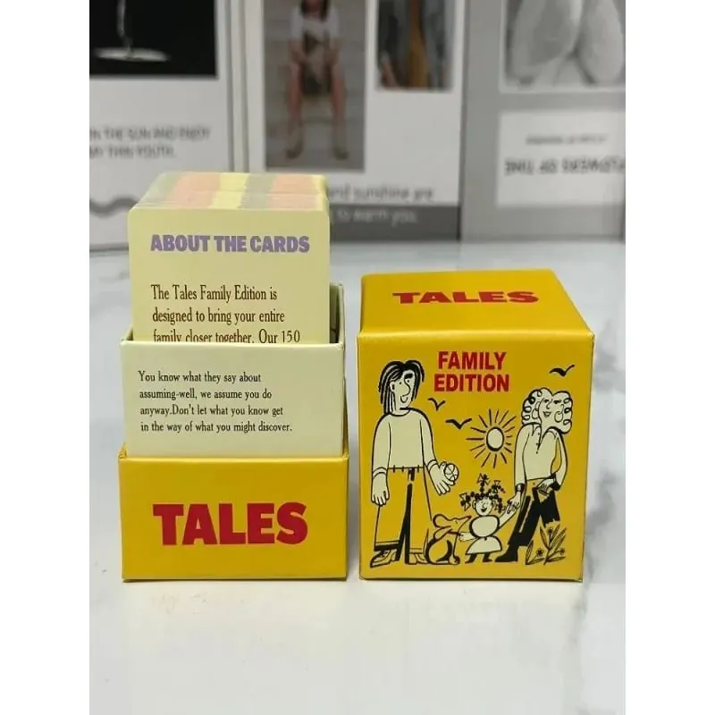 Family Edition Conversation Starter Cards 150Pcs Family Party Board Game Desktop Interactive Card Game for Gathering Gifts — image 3