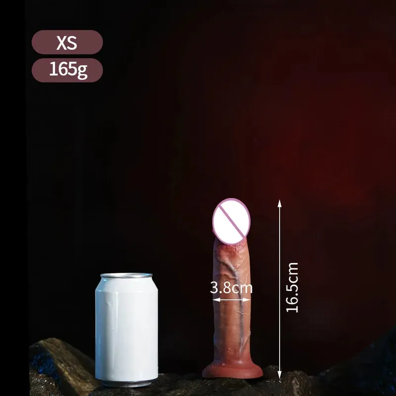 Super Realistic Long Dildo Soft Silicone Anal Dildos Strapon Dick Butt Plug Masturbator Penis Adult Sex Toys for Men Women — image 9