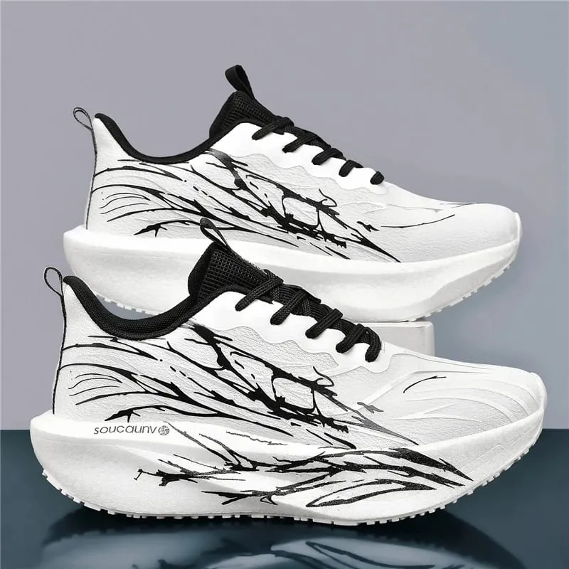 Running Shoes Men Carbon Board Speciality Marathon Sports Breathable Lightweight Women's Comfortable Athletic Nonskid Sneakers — image 5