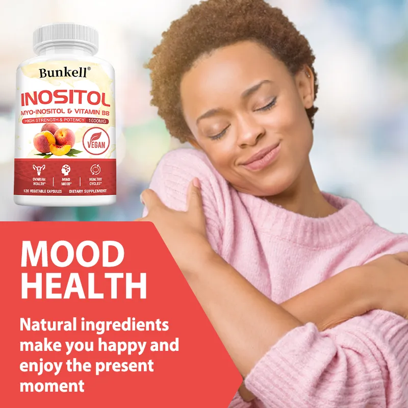 1000mg Inositol Capsules Daily Women’s Wellness Supplement Support Body Balance Metabolism & Mood Relaxation Vegan Non-GMO — image 5