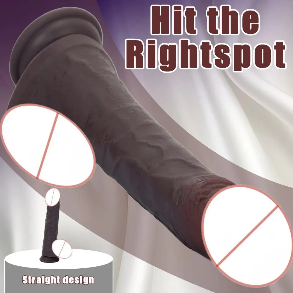 Silicone realista vibrador macio prazer pênis masturbador fantasia massageador de próstata vaginal dilatador anal brinquedos sexuais adultos para mulher — image 4
