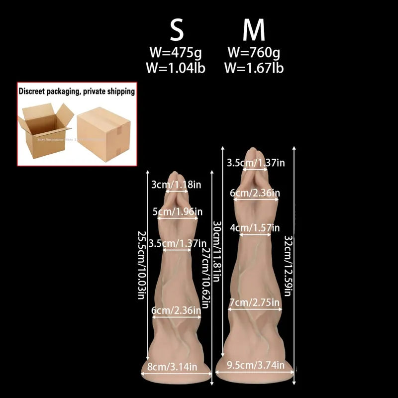 Malaking Silicone Foot Butt Plug Makapal Leg Dildo Malaking Anal Plug Anal Expander Masturbator Anus Dilator Sex Toys Pang-adultong Laruang Sex Shop — image 14