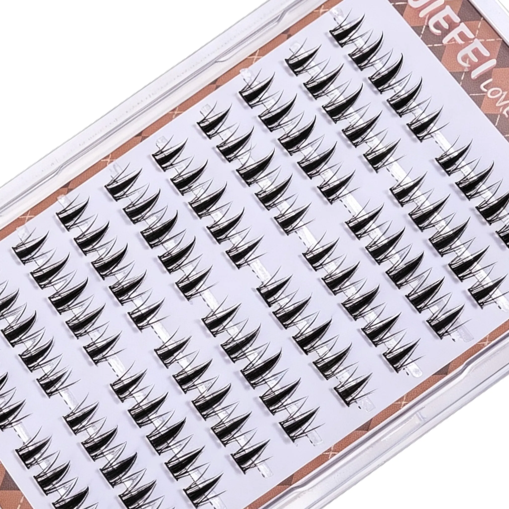 10 Rows Self‑Adhesive Cluster Lashes Glue‑Free Sectioned Individual False Eyelashes Reusable DIY Eye Makeup Extensions — image 5