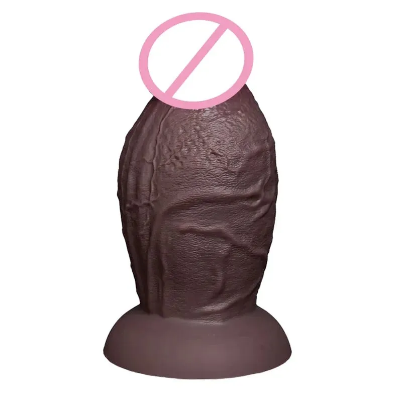 Super Realistic Anal Silicone Dildo Soft Huge Penis Suction Cup Dildo Vaginal Expander G-spot Stimulation with Strong Suction Cup Release Anal Training Hands Buttplug Adult Masturbator Cock Big Dick Butt Plug Sex Toys For Women Men Couples
