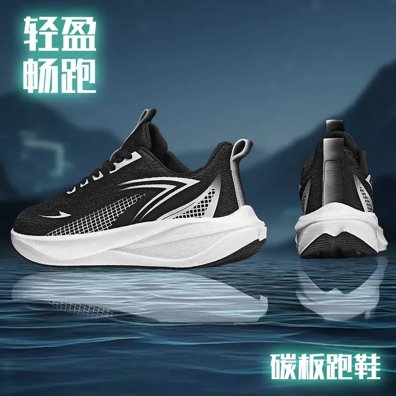 Men Sports Speciality Running Shoes Carbon Board Marathon Breathable Lightweight Women's Comfortable Athletic Nonskid Sneakers — image 6
