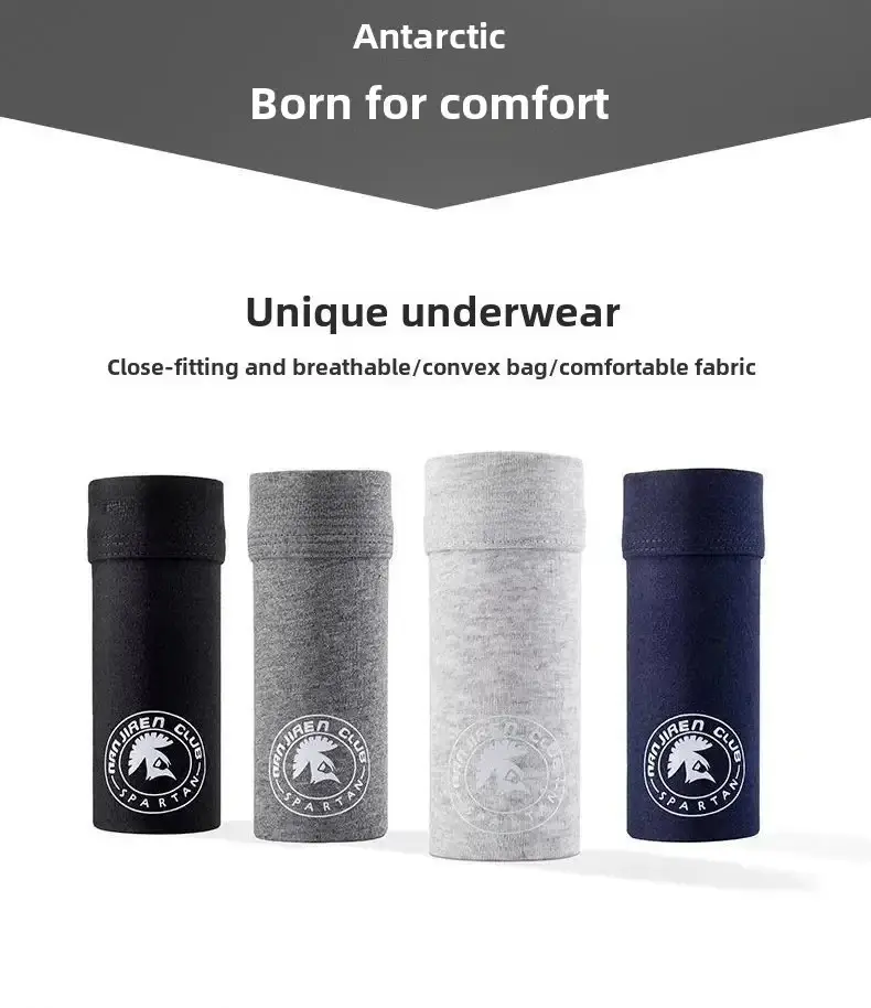 4 pacote masculino plus size boxer shorts de algodão anti-chafe roupa interior grande e alto respirável solto ajuste elástico na cintura boxers — image 12