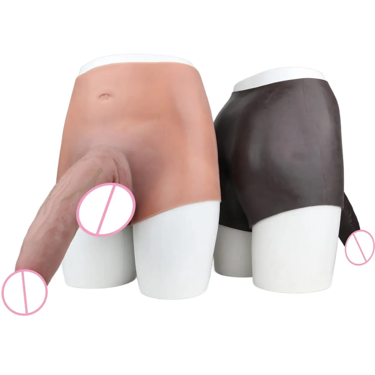 Wearable Extra Large Penis Sleeve Silicon Soft Hollow Penis Panties High-Grade Adult Intimate Toys For Men Adult 18+ Tools — image 5