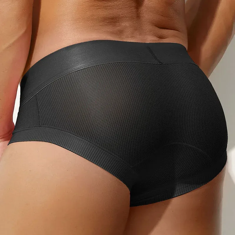 Nya underkläder för herrbyxor Cueca Masculina Ropa Interiör Hombre Calzoncillos Slip Mesh ventilerande trosor S-XL — image 3