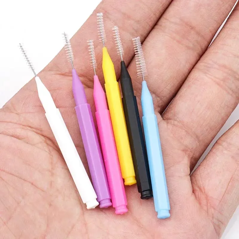 20/50PS Portable Mini Eyebrow Brushes Disposable Eyelash Brow Lifting Brush Applicators Lash Extension Comb Beauty Makeup Tools — image 4