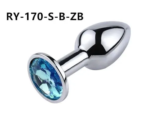 Plugue anal de metal para ânus de cristal, base de joias para jogador iniciante para jogador sênior, 5 tamanhos sm, massagem ponto g, brinquedos sexuais bdsm, 1 peça — image 8