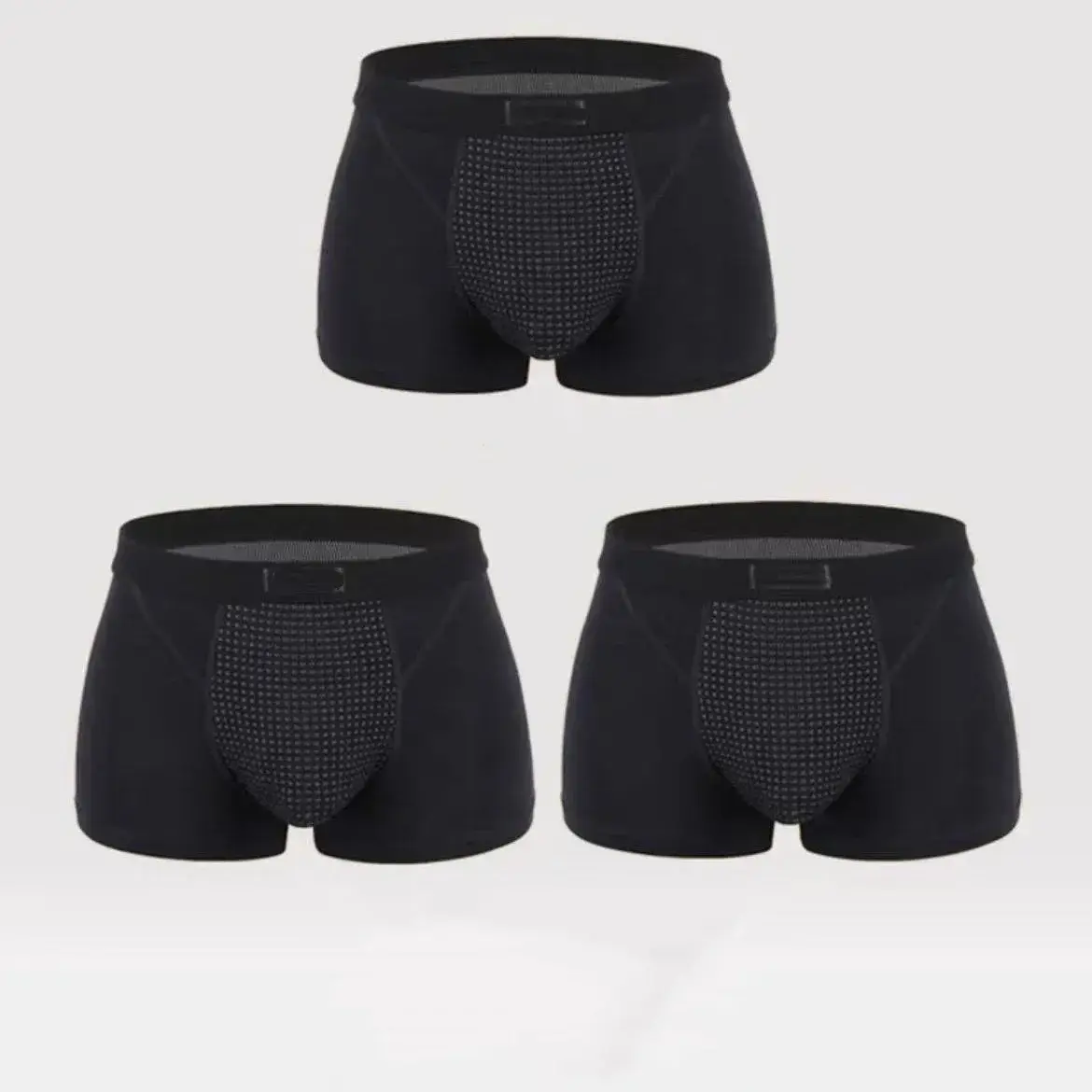 3PC Men's Magnetic Therapy Underwear Upgraded 22 Magnets Boxer Briefs L-6XL Anti-Pain Health Underwear Brazilian Breathable Men — image 6