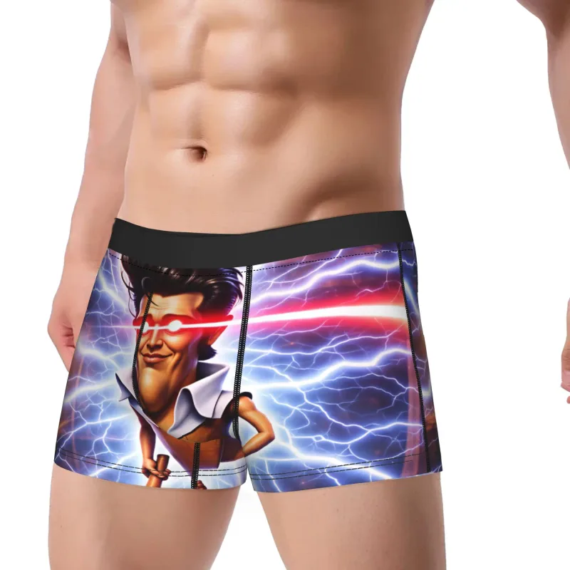 Charlie Kirk Meme Boxer Shorts Bolsa Cueca de Alta Qualidade Alfândega Shorts Cuecas Novidade Calcinhas Masculinas Plus Size 2XL — image 2