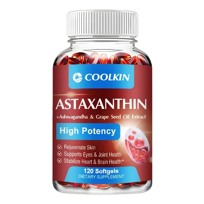 Astaxantina - Promove a saúde cardiovascular, acelera o metabolismo, apoia a saúde das articulações oculares e da pele