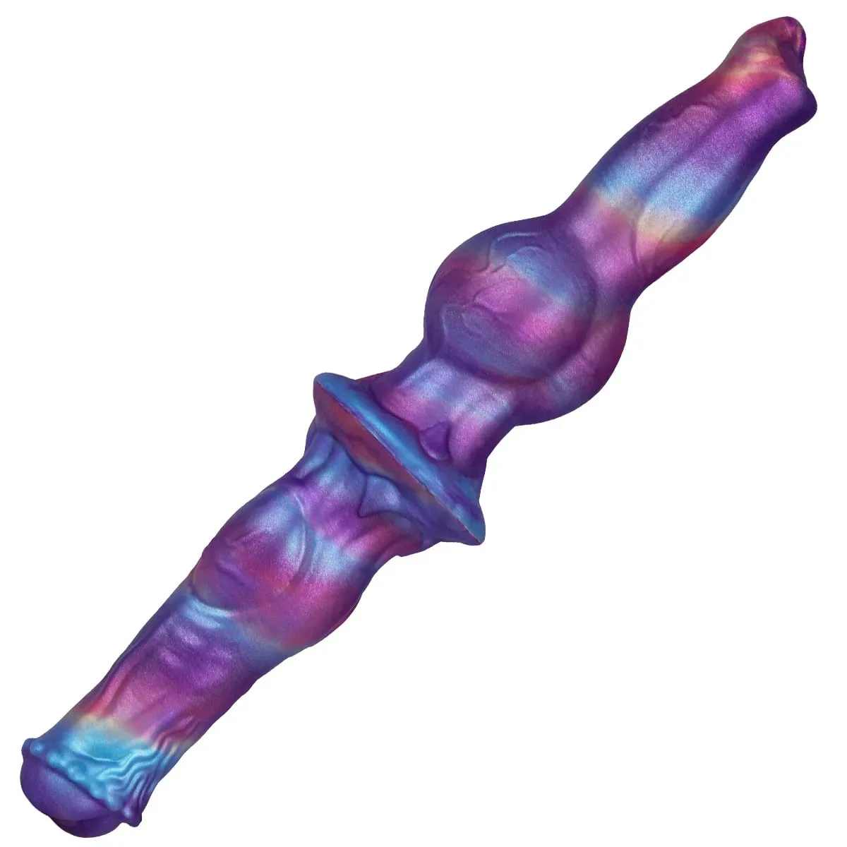 Silicone Double Head Butt Plug Dildo Realistic Anal Bead Special-Shaped Monster Flexible Penis Sex Toy For Women Men Masturbator — image 1