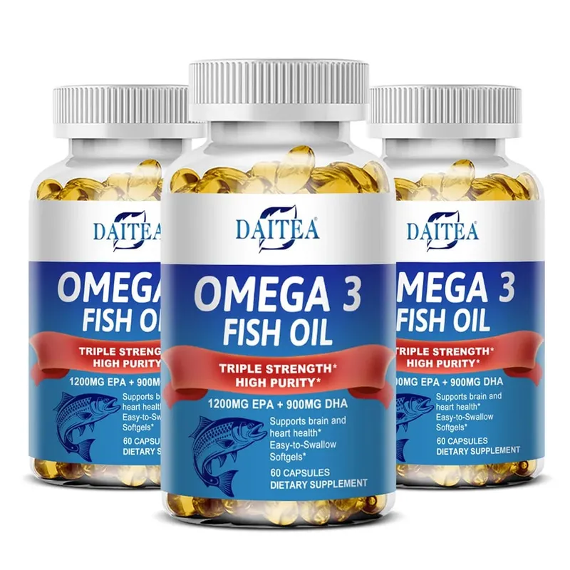 Óleo de peixe ômega 3 - para o sistema nervoso, antioxidantes para a saúde da pele e do cabelo - fácil de engolir — image 10