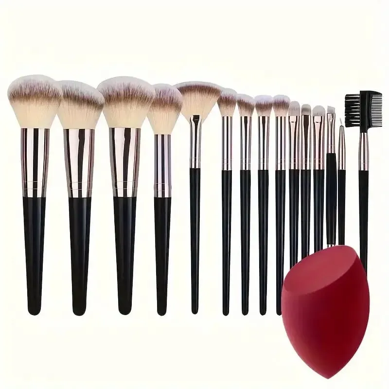 NEUE 3-20PCS Make-Up Pinsel Set Lidschatten Foundation Concealer Blending Rouge Pinsel Weichen, Flauschigen Frauen Schönheit werkzeug Weihnachten Geschenk — image 15