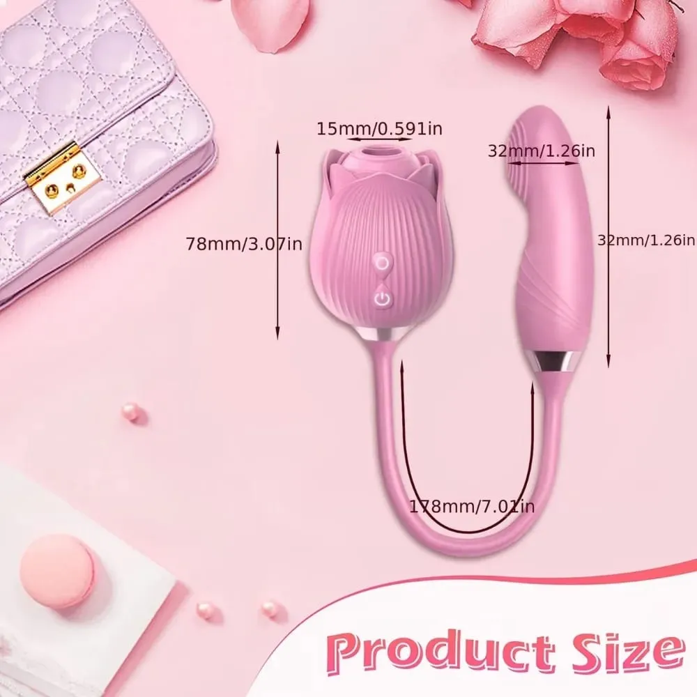 Clitoris Sucker Vibrator for Women Nipple Clit Stimulator Female Masturbator Finger Wiggle G-Spot Vibrator Sex Toy for Women 18+ — image 3