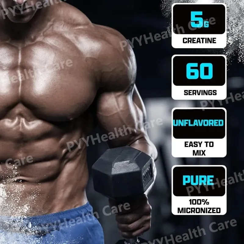 Creatine Monohydrate Powder 60 Servings | Unflavored 5G Micronized Creatine Powder for Strength Support 300g — image 4