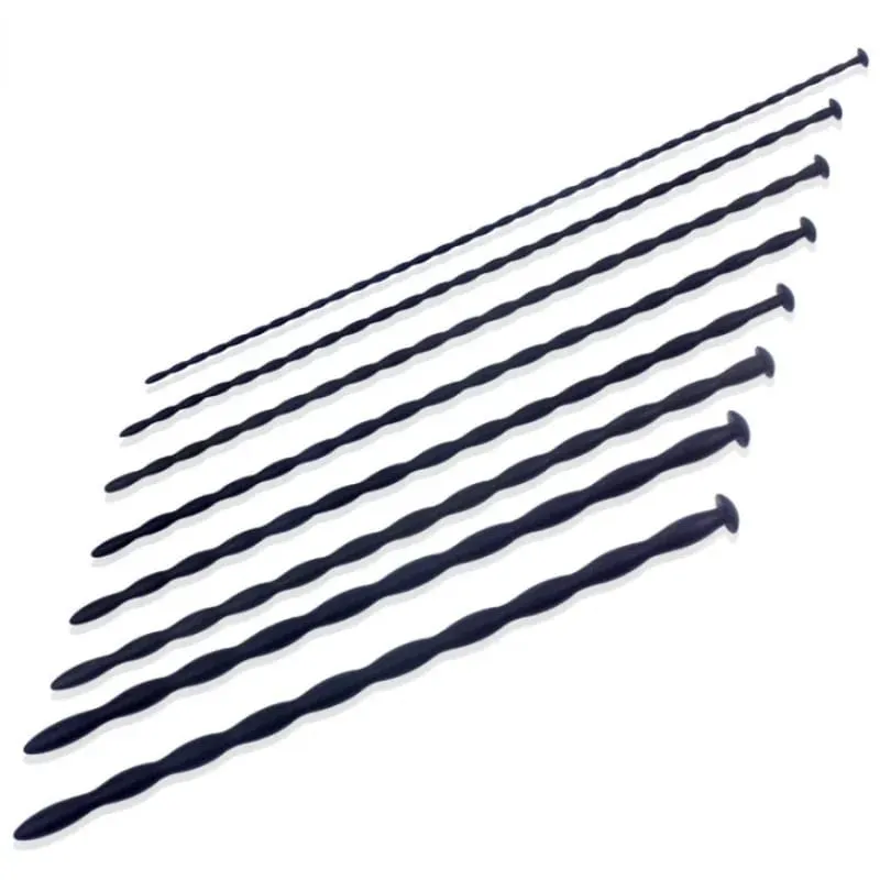 8 Sizes Urethral Sounds Beads Urethral Plug Urinary Dilator Urethra Masturbation Rod Sex Toy for Men — image 5