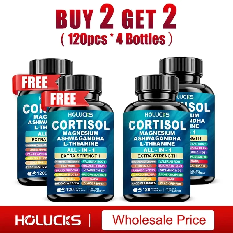 Koop er 1, krijg er 1 gratis! Premium Cortisol-capsules ondersteunen het evenwicht in hormonen, verminderen opvliegers en bevorderen een goede nachtrust. Niet-GMO