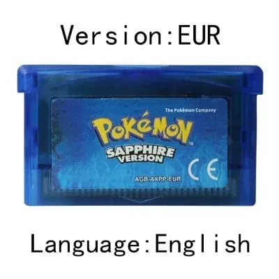 GBA Game Pokemon Series Video Game Cartridge Console Card Pokemon Emerald FireRed Ruby LeafGreen Sapphire Multi-language — image 16
