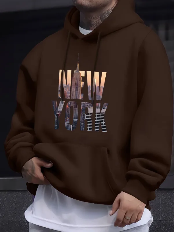 Men's Casual Hooded Sweatshirt - Spring/autumn Style - Youthful & Stylish — image 5