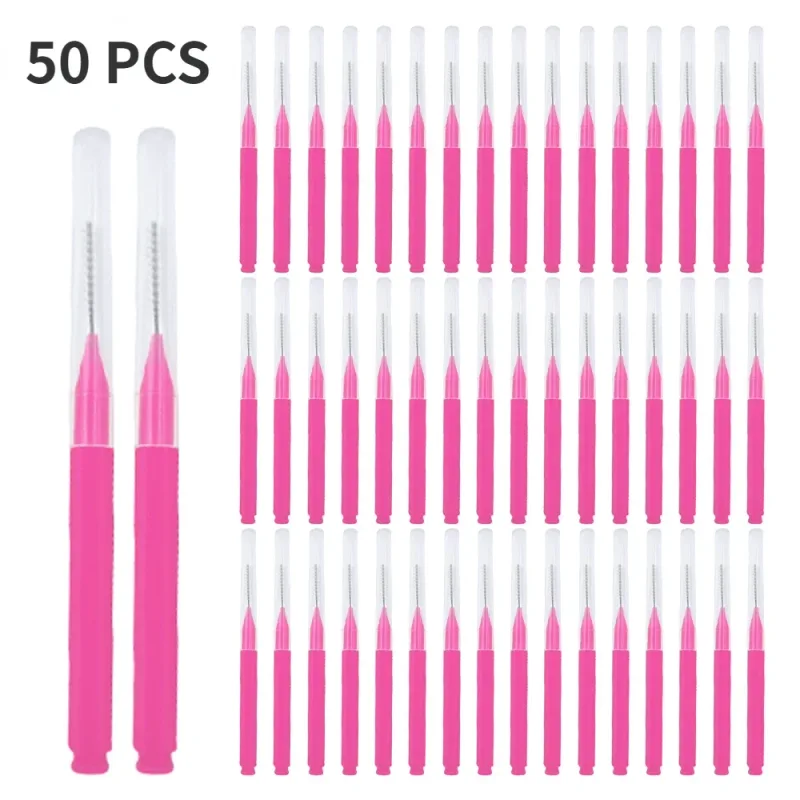 5-50PS Portable Mini Eyebrow Brushes Disposable Eyelash Brow Lifting Brush Applicators Lash Extension Comb Beauty Makeup Tools — image 16
