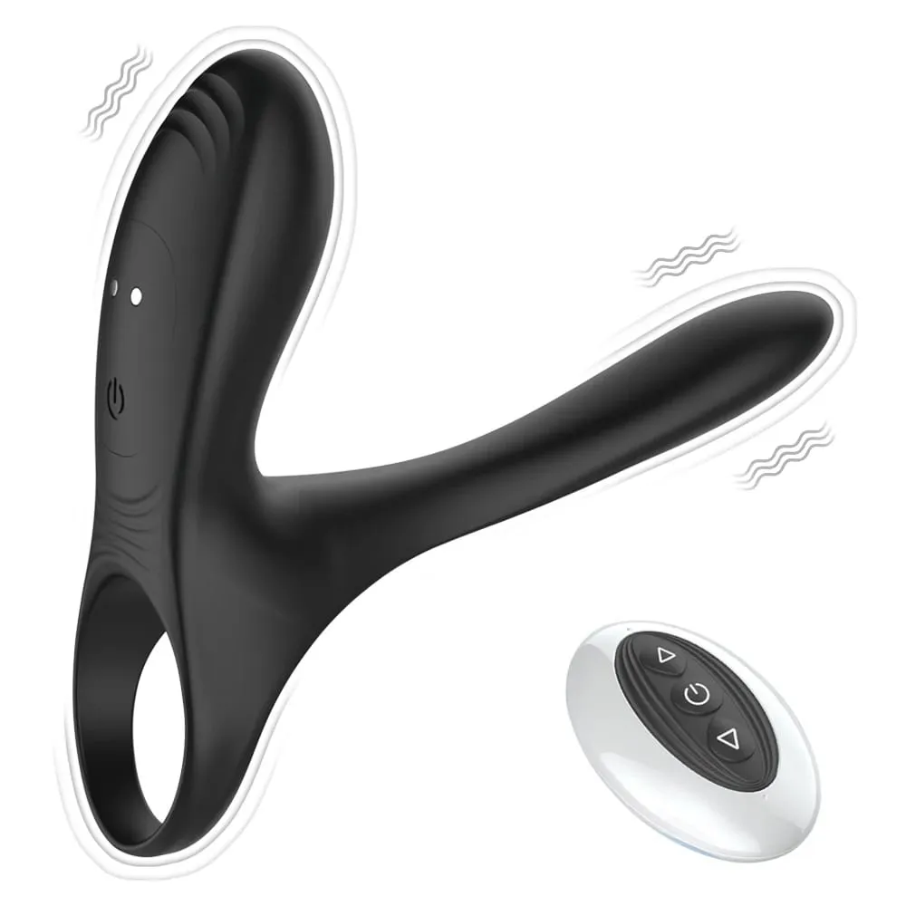 Penis Ring Vibrator Wireless Remote Control Clitoral Stimulation Delay Ejaculation Enlargement Erection for Men Male Sex Toys — image 1