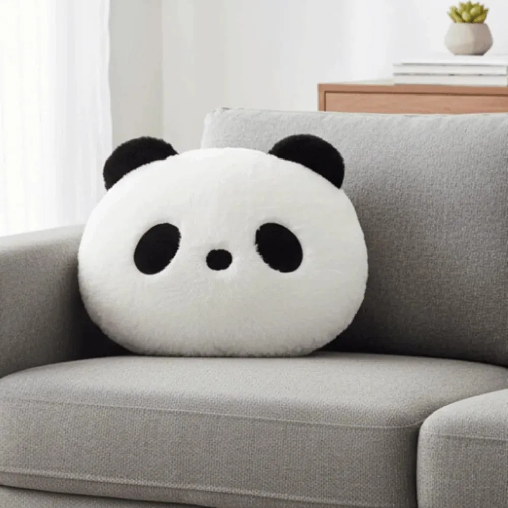 Cuscino panda peluche peluche Decorazione della casa Divano camera da letto Cuscino panda farcito Cuscini panda Kawaii da 30 cm — image 8