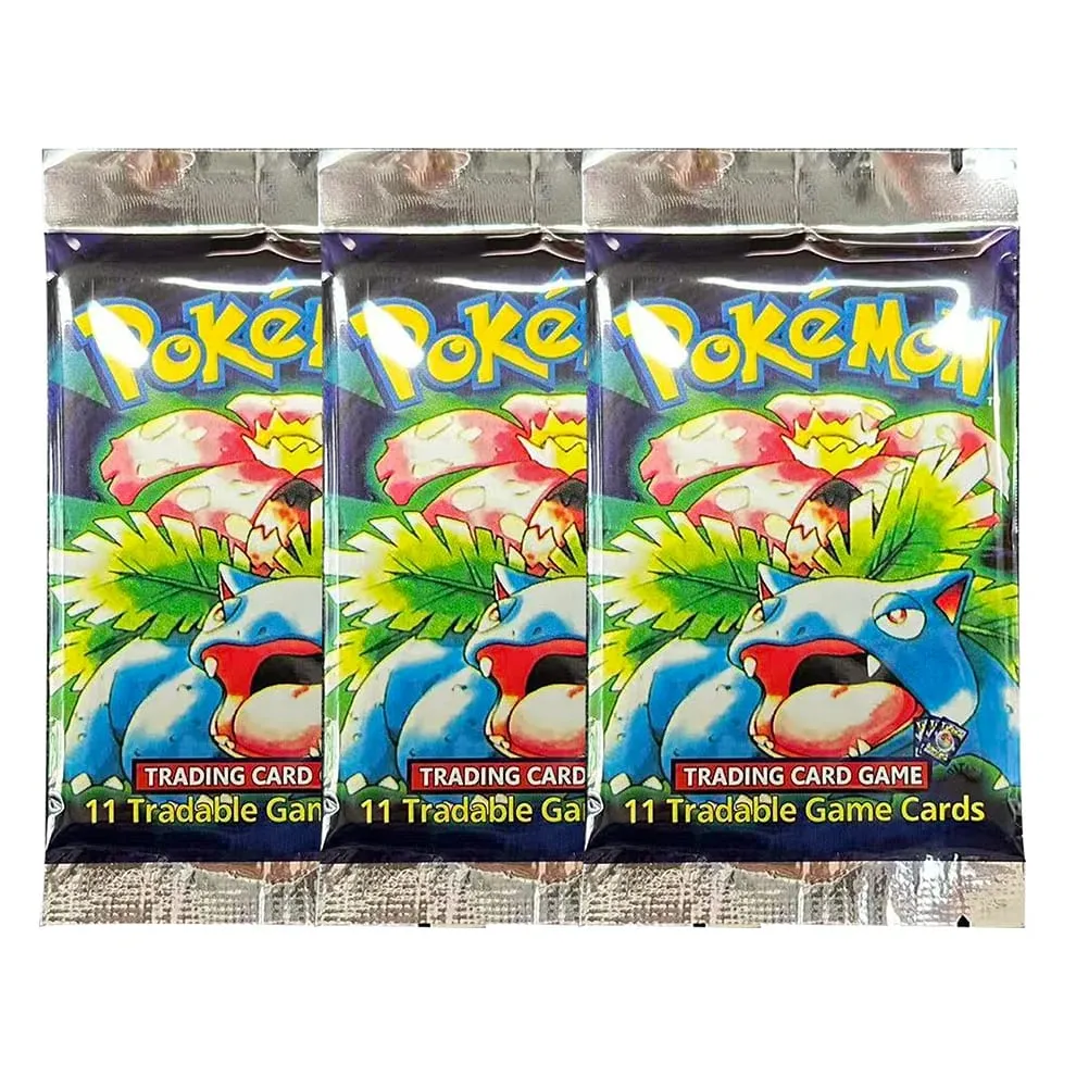 Base Set 1st Edition Shadowless Booster Box Pokemon Cards PTCG Proxy Classic Anime Collection Card 1Set 36 Packs 1Pack/11Card — image 8